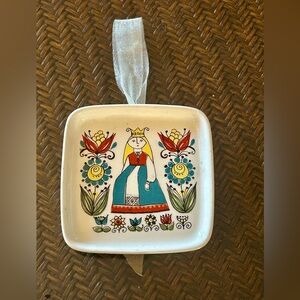 Figgjo Flint Saga Norsk Edition Vintage Early 1960's Decorative Wall Plate